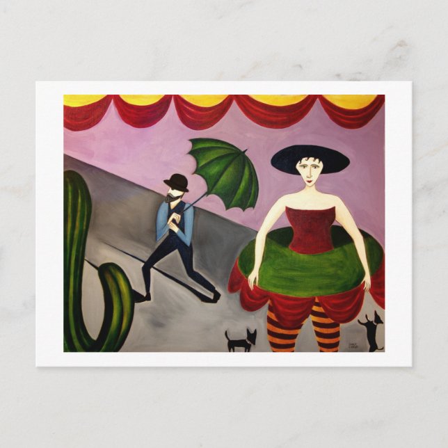 Cartão Postal Cactus Flower (Frente)