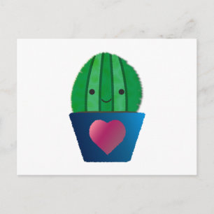 Cartão Postal Cactus Love