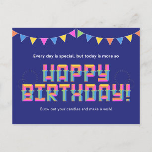 Cartão Postal Cada dia é especial, mas hoje é mais assim