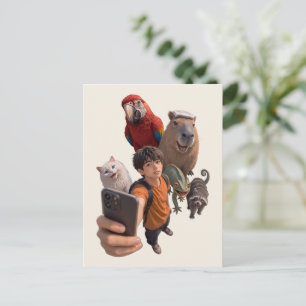 Cartão Postal Cada Selfie é um Encontro Mágico