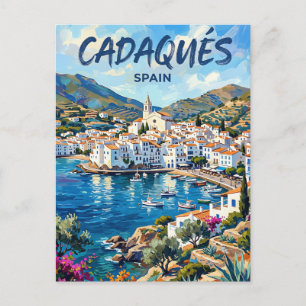 Cartão Postal Cadaqués Espanha