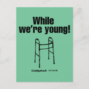 Cartão Postal Caddyshack   Enquanto Estamos Jovens!