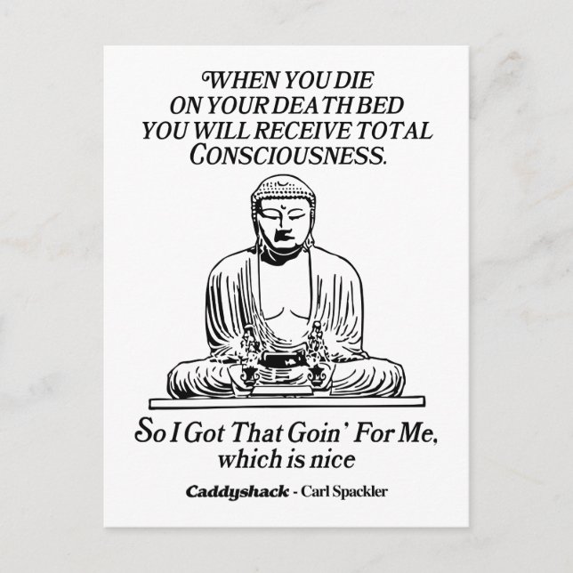 Cartão Postal Caddyshack Eu Tenho Isso Para Mim (Frente)