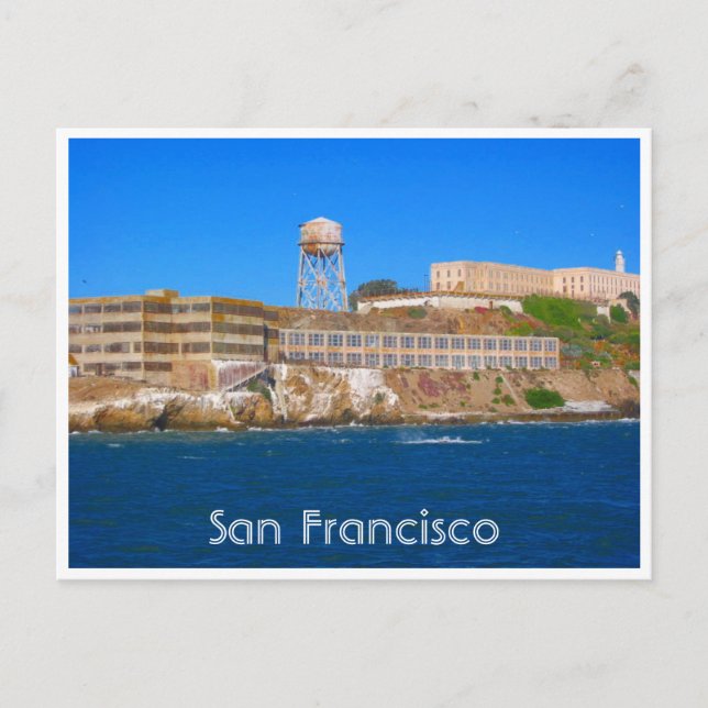 Cartão Postal cadeia de alcatraz (Frente)