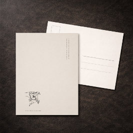 Cartão Postal Caderno Coruja Vintage - Inserto de Jornal de Dark