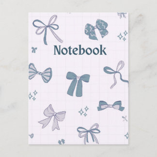 Cartão Postal Caderno de Arte de Linha Floral Elegante | Bota Mi