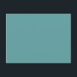 Cartão Postal cadete de cor azul<br><div class="desc">cadete a cores azul 5F9EA0</div>