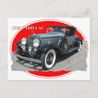CARTÃO POSTAL CADILLAC 1930 V/16