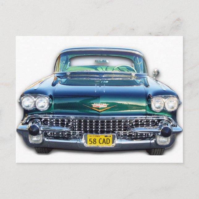 Cartão Postal cadillac 1958 (Frente)