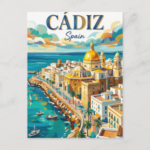Cartão Postal Cádis Espanha