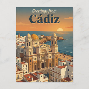 Cartão Postal Cádiz Espanha