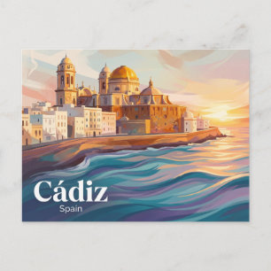 Cartão Postal Cádiz Espanha