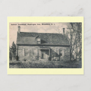 Cartão Postal Cadmus House, Bloomfield, New Jersey Vintage