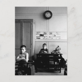 Cartão Postal Cadran scolaire 1956 - Robert Doisneau