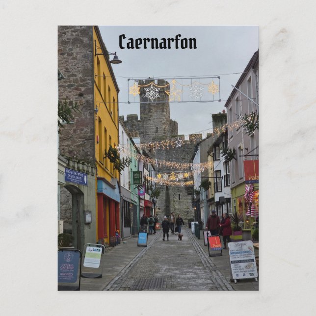 Cartão Postal Caernarfon (Frente)