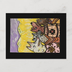 Cartão Postal Cães-do-índio, Brilho Aspen