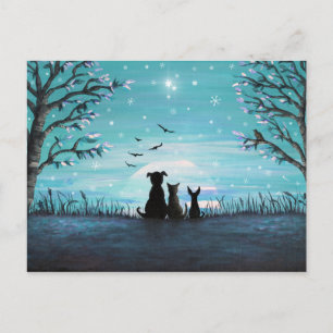 Cartão Postal Cães e Gatos