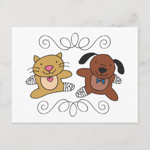 Cartão Postal Cães e Gatos
