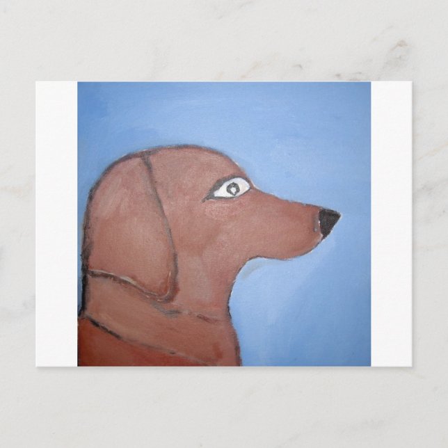 Cartão Postal cães por eric ginsburg (Frente)