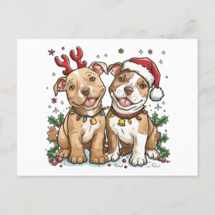 Cartão Postal Cães Touro de Natal