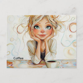 Cartão Postal Café