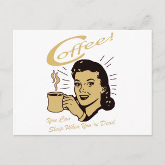 Cartão Postal Café