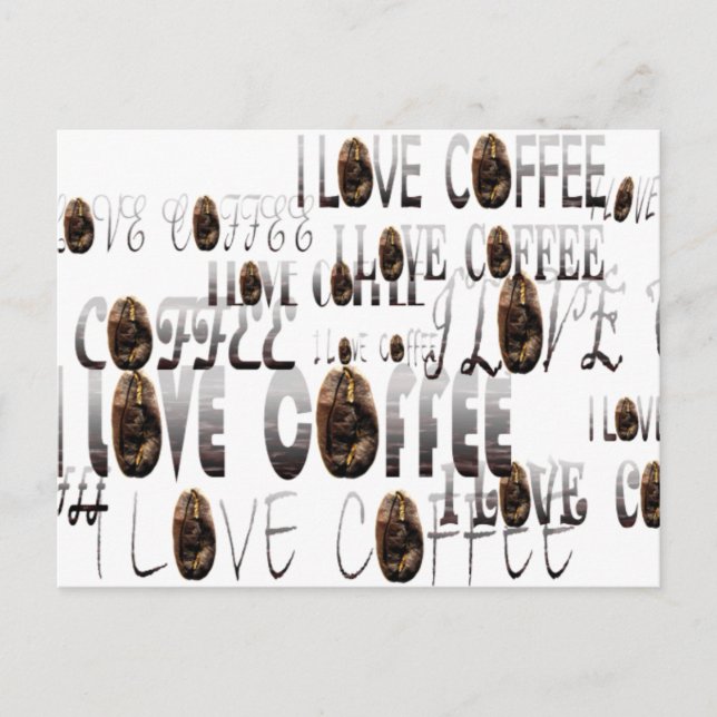 Cartão Postal Café AMOR (Frente)