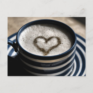 Cartão Postal Café Amor