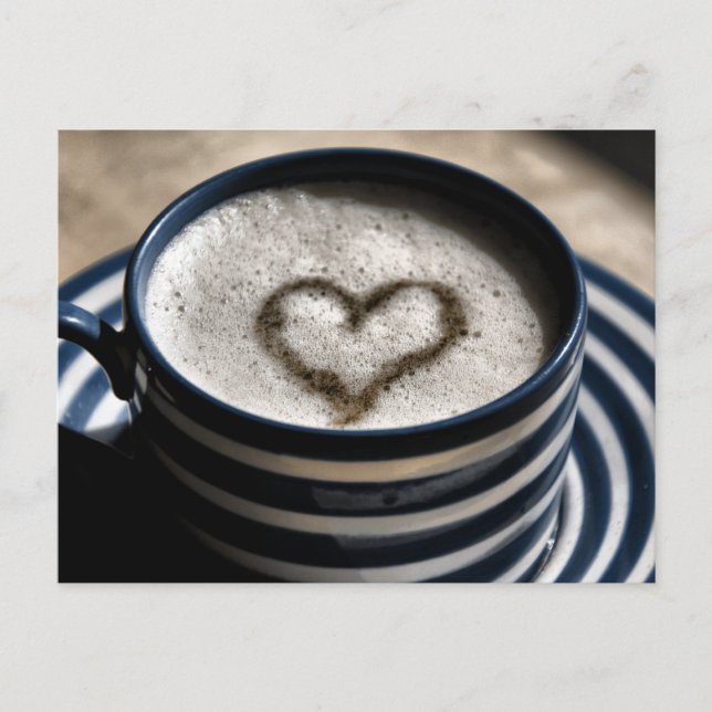 Cartão Postal Café Amor (Frente)
