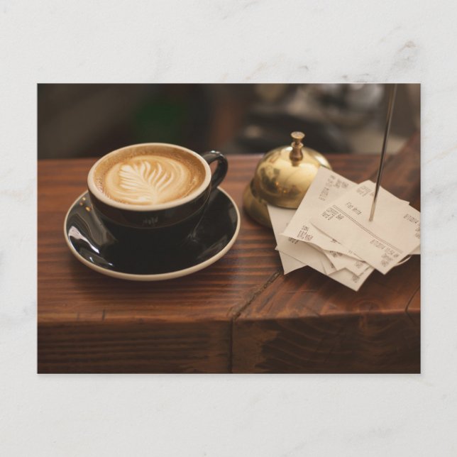Cartão Postal Café Cultura (Frente)