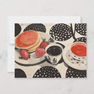 Cartão Postal Café da manhã