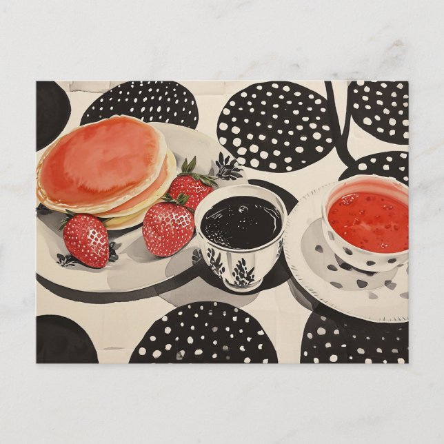 Cartão Postal Café da manhã (Frente)