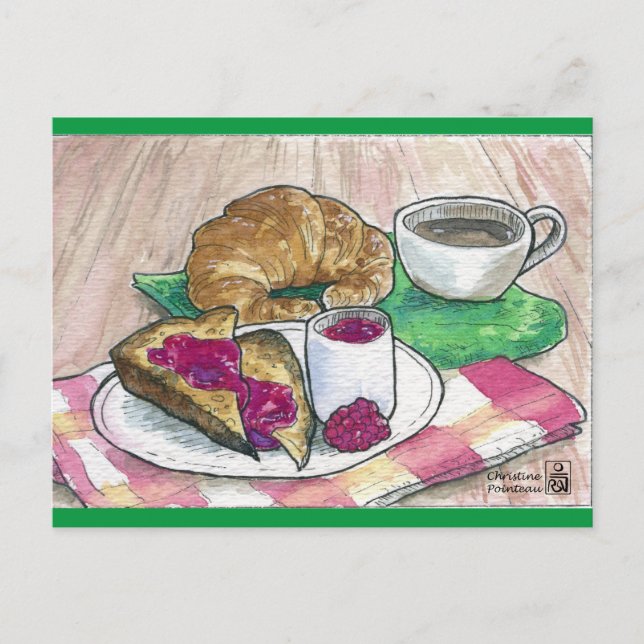 Cartão Postal Café da manhã (Frente)