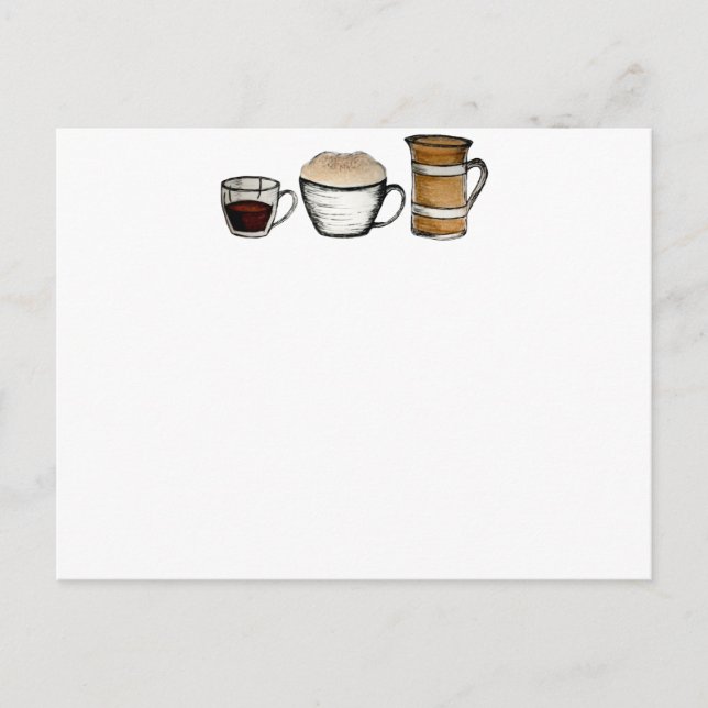 Cartão Postal Café da manhã, almoço e janto (Frente)