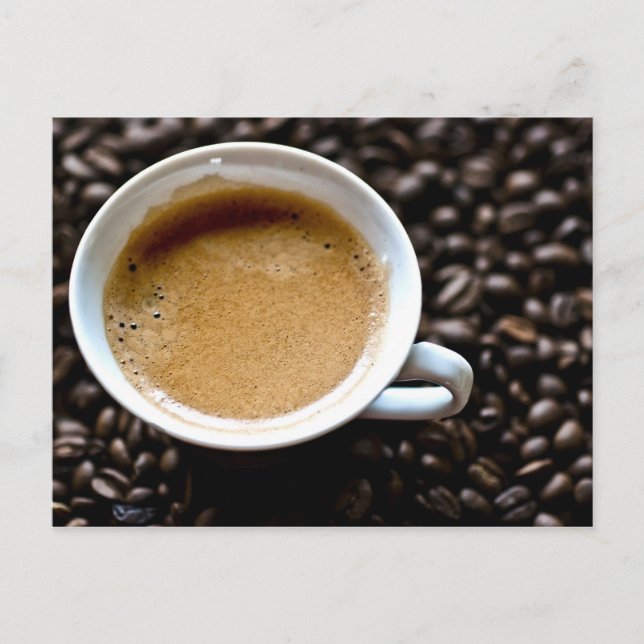 Cartão Postal Café de manhã (Frente)