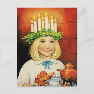 Cartão Postal “Café de Natal” de Jenny Nystrom