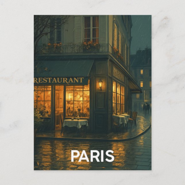 Cartão Postal Café de Paris (Frente)