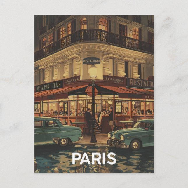 Cartão Postal Café de Paris (Frente)