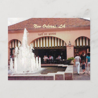 Cartão Postal Café Du Monde New Orleans, Cartão-postal