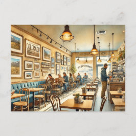 Cartão Postal Café em Denver Colorado