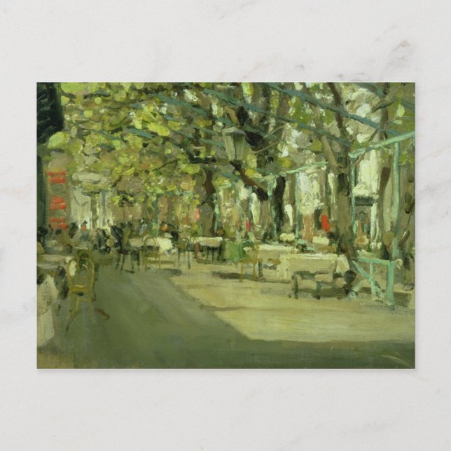 Cartão Postal Café em Ialta, 1905 (Frente)