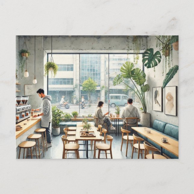 Cartão Postal Café em Taipé (Frente)