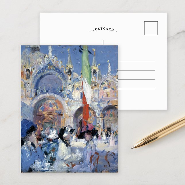 Cartão Postal Café Florian, Veneza | Francis Cadell (Criador carregado)