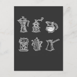 Cartão Postal Café Maker Mill Por Favor Hilarious Caffeine Addi