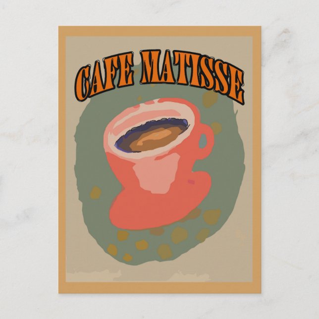 Cartão Postal Café Matisse (Frente)