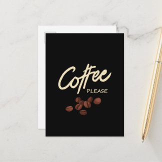 Cartão Postal Café Por Favor, Café