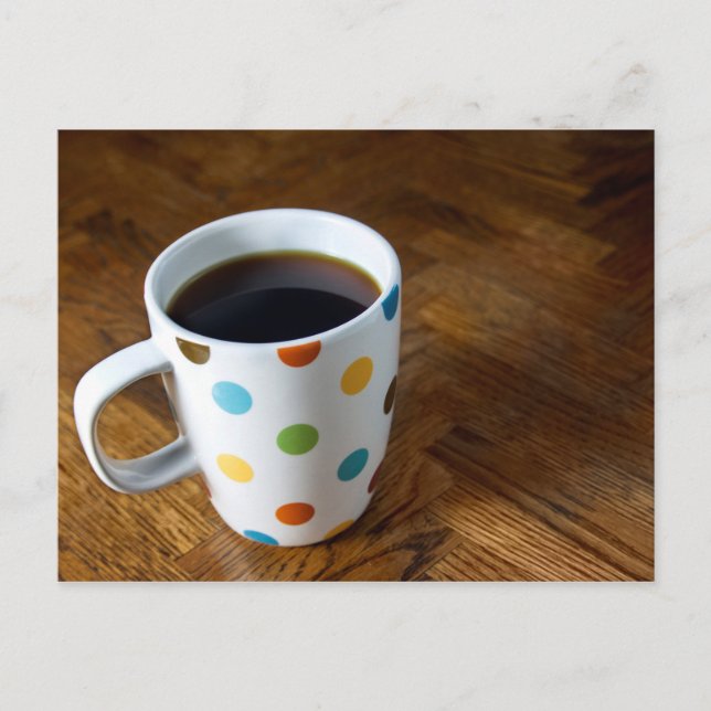 Cartão Postal Café Preto 4 (Frente)
