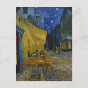 Cartão Postal Café Terrace à Noite de Van Gogh