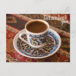 Cartão Postal Café turco em Istambul, Turquia
