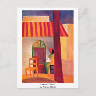 Cartão Postal Café Turco (I) Por August Macke